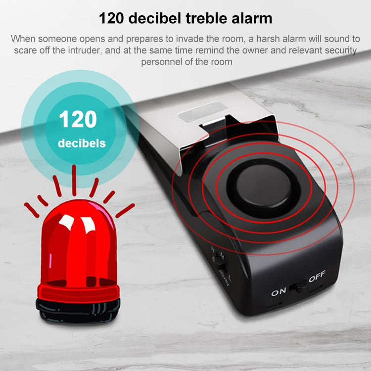HH-MD001 Door Stop Wedge Alarm for Home and Travel HH-MD001 Door Stop Wedge Alarm for Home and Travel